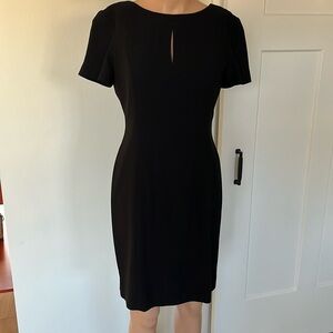 Liz Claiborne Black Dress with rear Drape